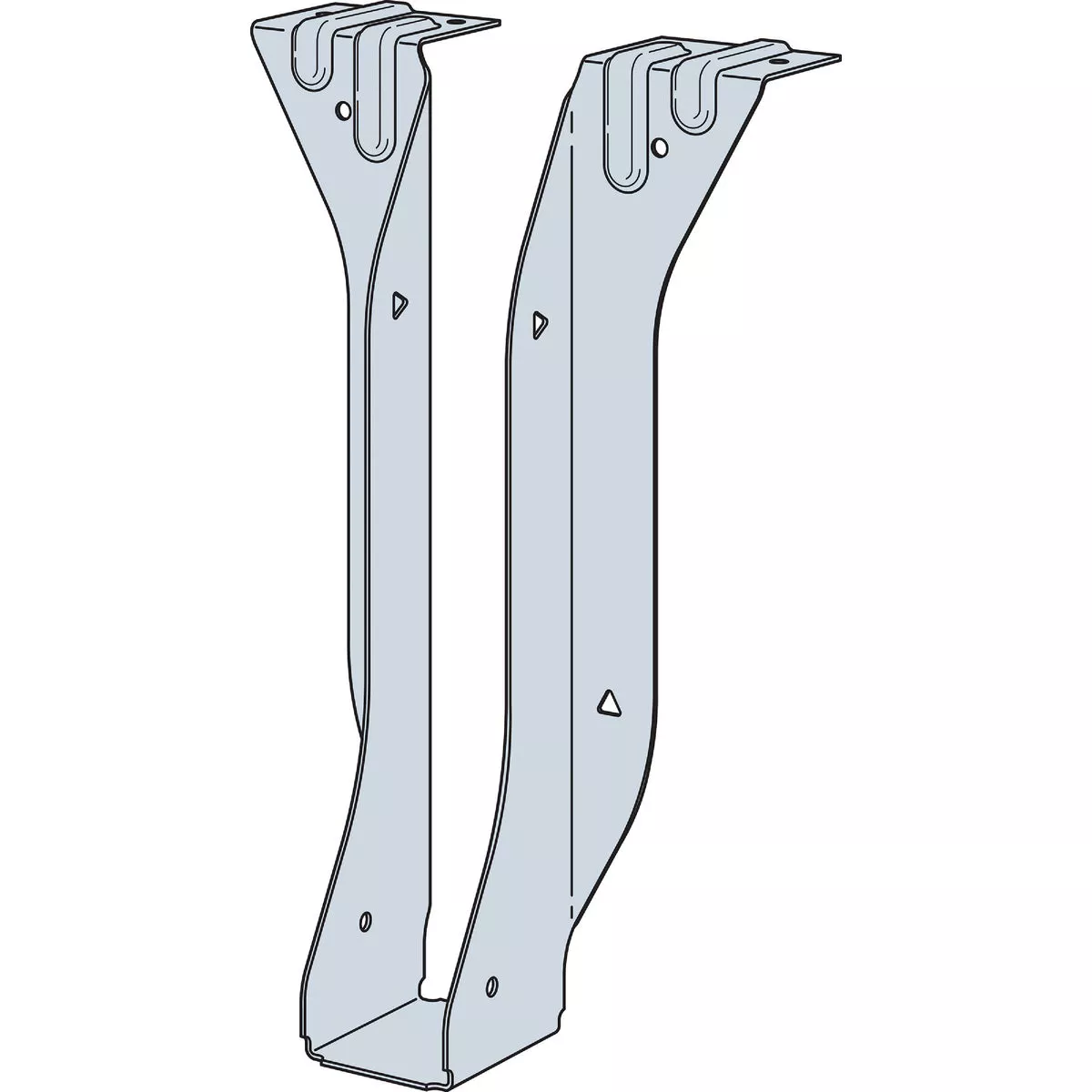 Simpson Strong-Tie Galvanized 2 x 10 Top Flange Joist Hanger