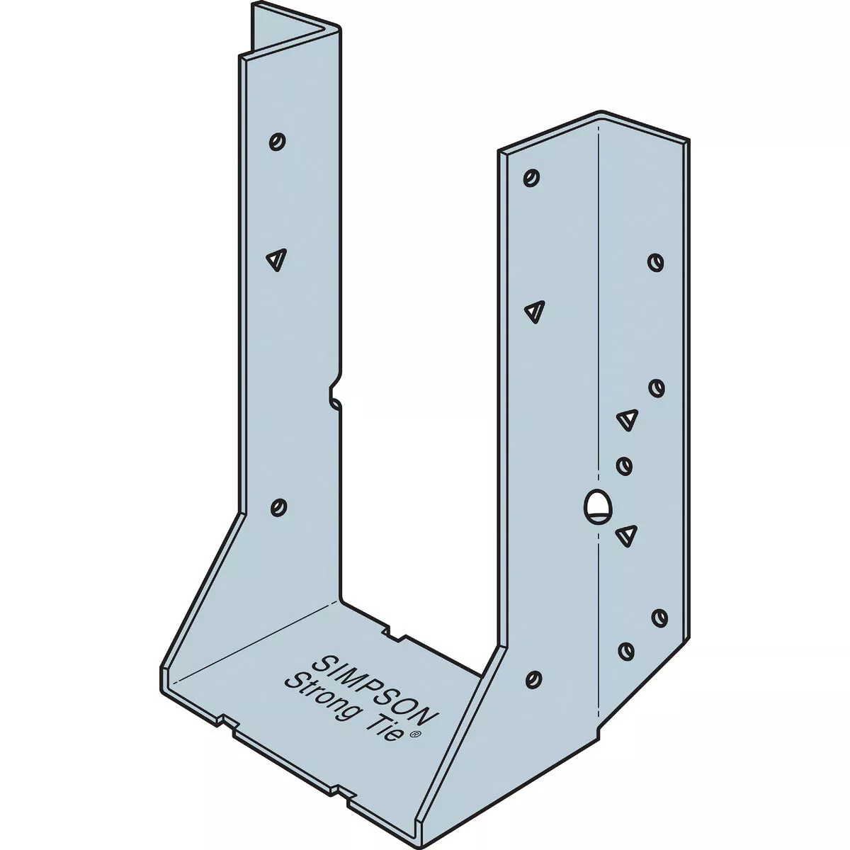 Simpson Strong-Tie ZMAX 4 x 6 Face Mount Joist Hanger