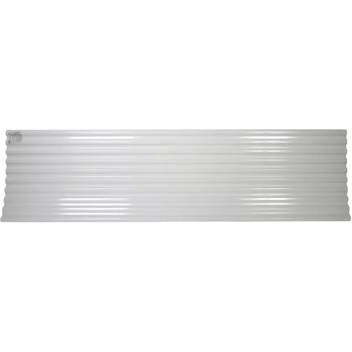 Tuftex Vinyl 26 In. x 10 Ft. Opaque White Square Wave Vinyl Corrugated Panels - photo 2