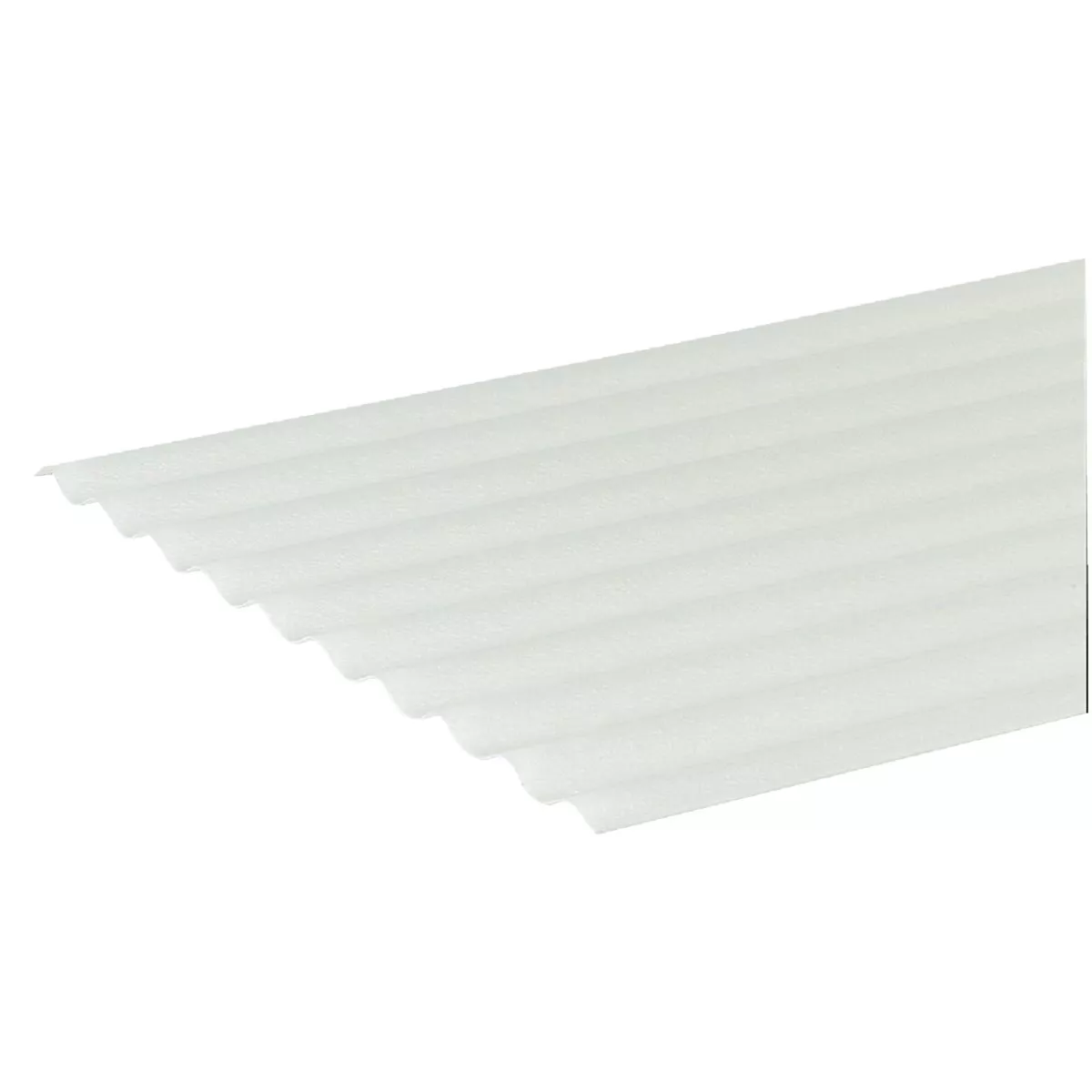 Sequentia WeatherGlaze 26 In. x 8 Ft. White Fiberglass Corrugated Panels - photo 2
