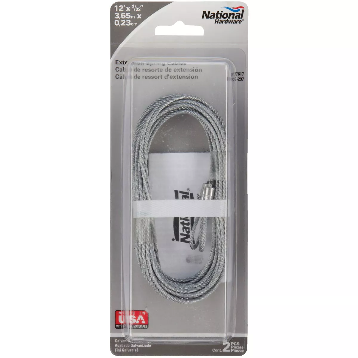 Prime-Line 3/32 In. Carbon Steel Extension Cable - photo 2