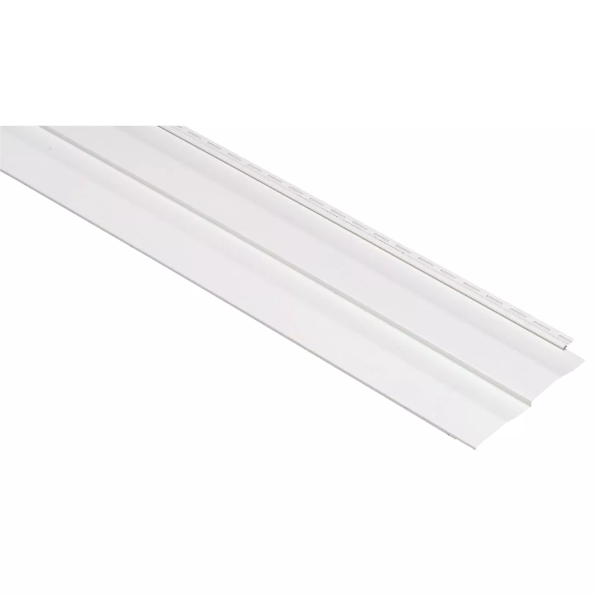 Georgia Pacific White Vision Pro Double 5 In. Dutch Lap Vinyl Siding