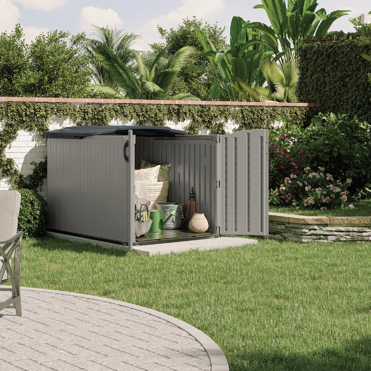 Suncast Glidetop 98 Cu. Ft. Horizontal Shed - photo 2
