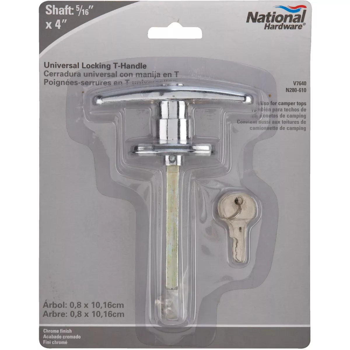 Prime-Line 1-1/2 In. HC Zinc Diecast T Locking Handle - photo 2