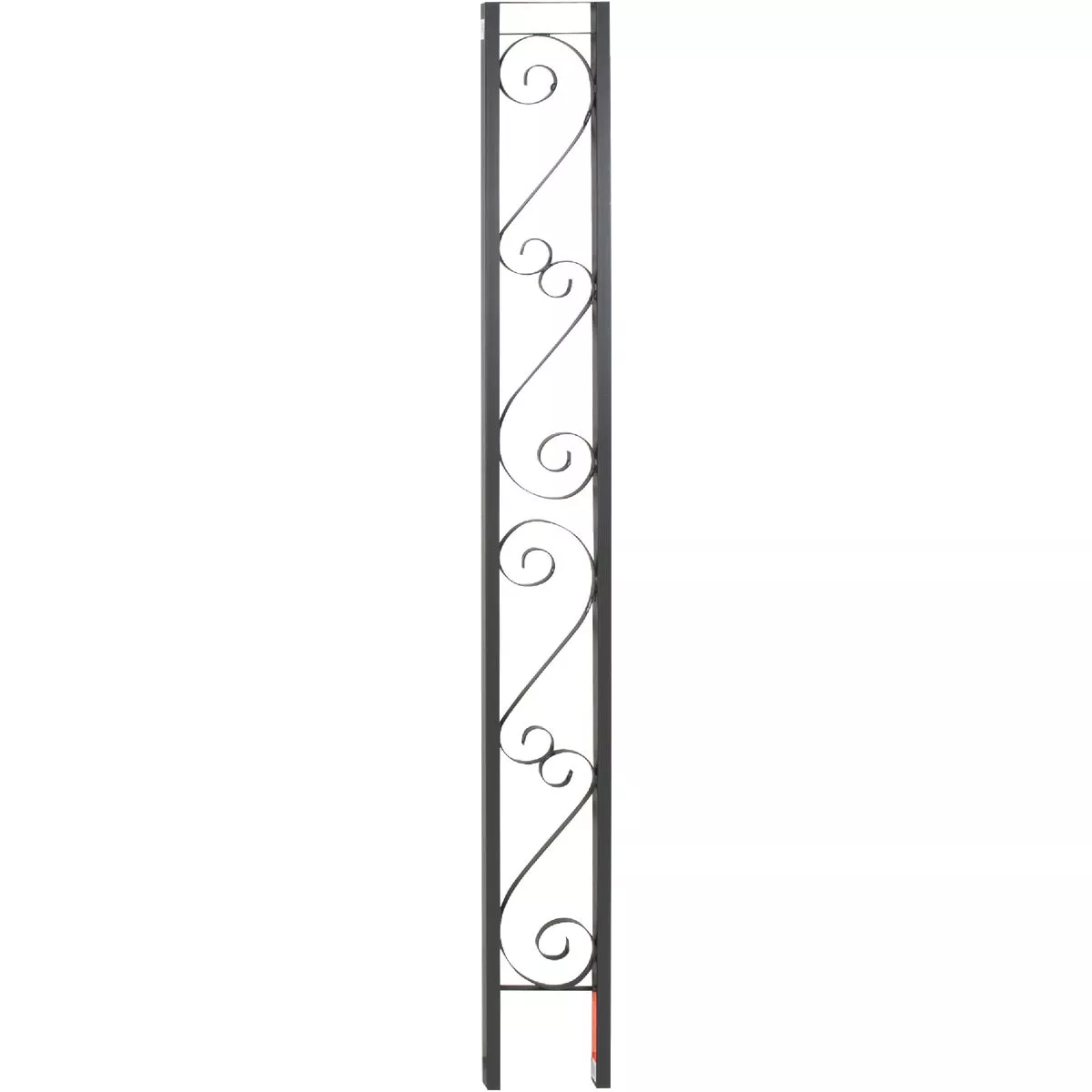 Gilpin Windsor 10-1/2 In. x 8 Ft. Wrought Iron Railing Flat Iron Ornamental Column