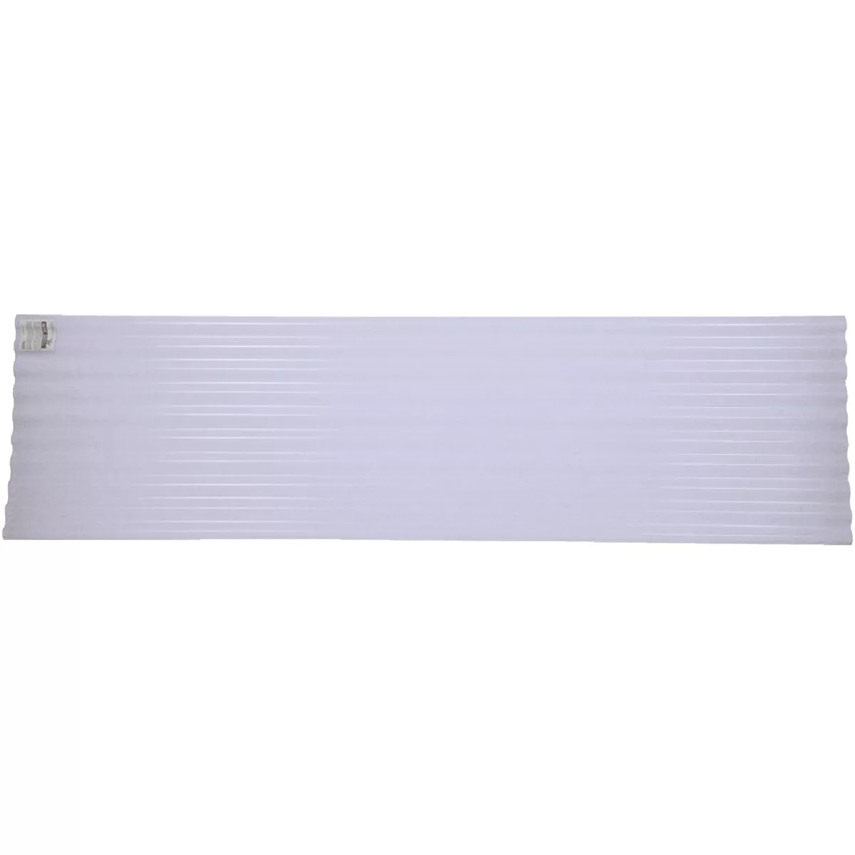 Tuftex Seacoaster 26 In. x 12 Ft. Crystal Clear with Light Blue Tint Round Wave Vinyl Corrugated Panels