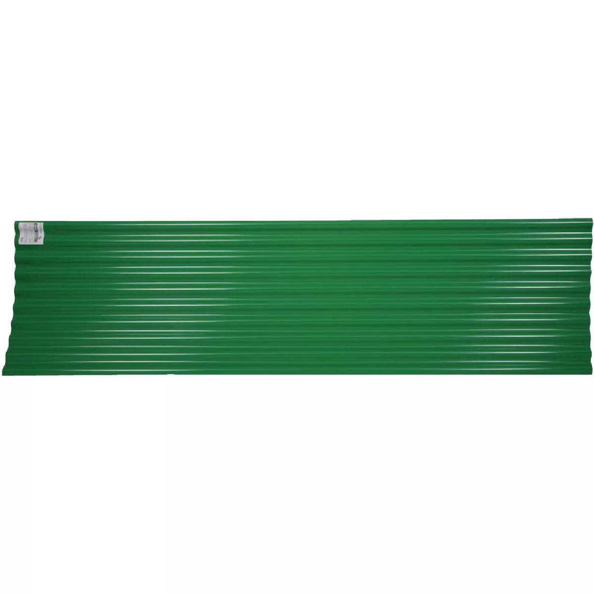 Tuftex Seacoaster 26 In. x 12 Ft. Opaque Green Round Wave Vinyl Corrugated Panels