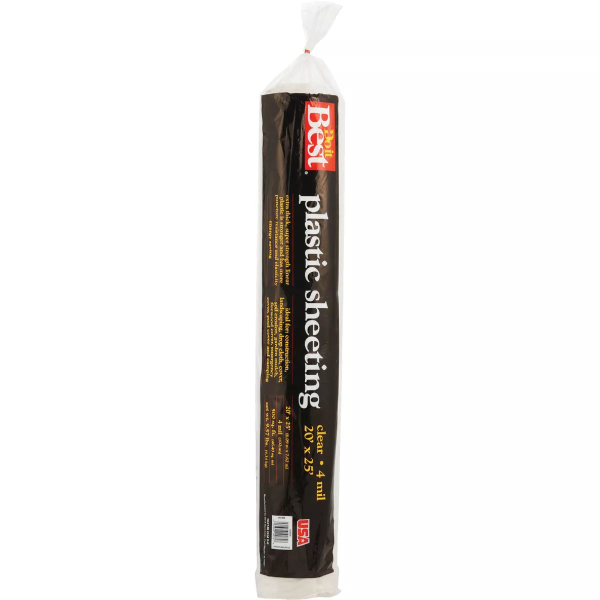Do it Best 20 Ft. X 25 Ft. Clear 4 Mil. Poly Film Sheeting - photo 2