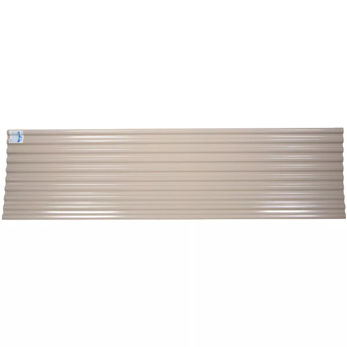 Tuftex Vinyl 26 In. x 8 Ft. Opaque Tan Square Wave Vinyl Corrugated Panels - photo 2
