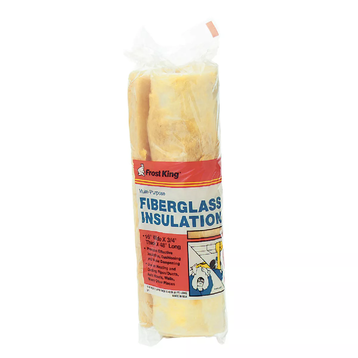 Frost King 16 In. x 48 In. Multipurpose Fiberglass Insulation