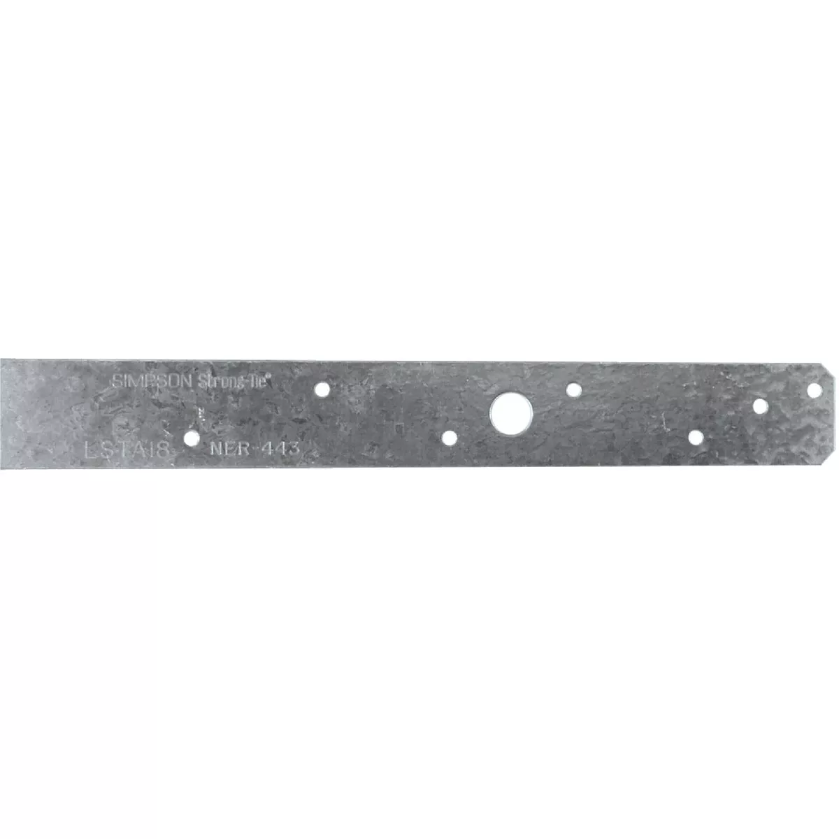 Simpson Strong-Tie 1-1/4 In. W x 18 In. L 20 ga Steel Strap Tie