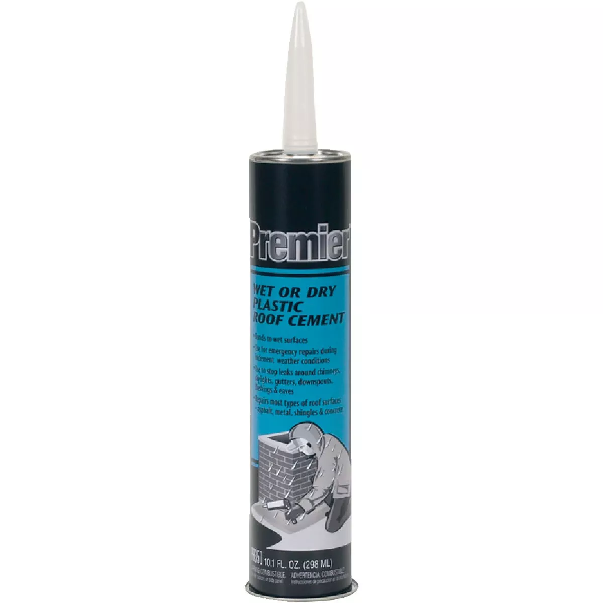Premier 350 10.1 Oz. Wet or Dry Plastic Roof Cement