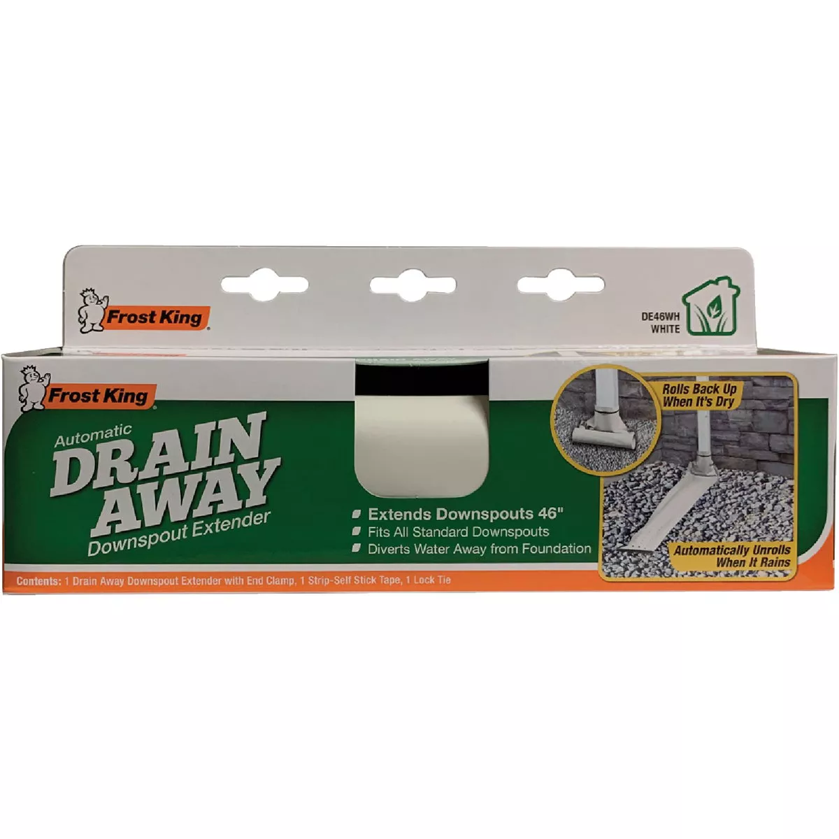 Frost King Automatic 46 In. White Downspout Extender - photo 2
