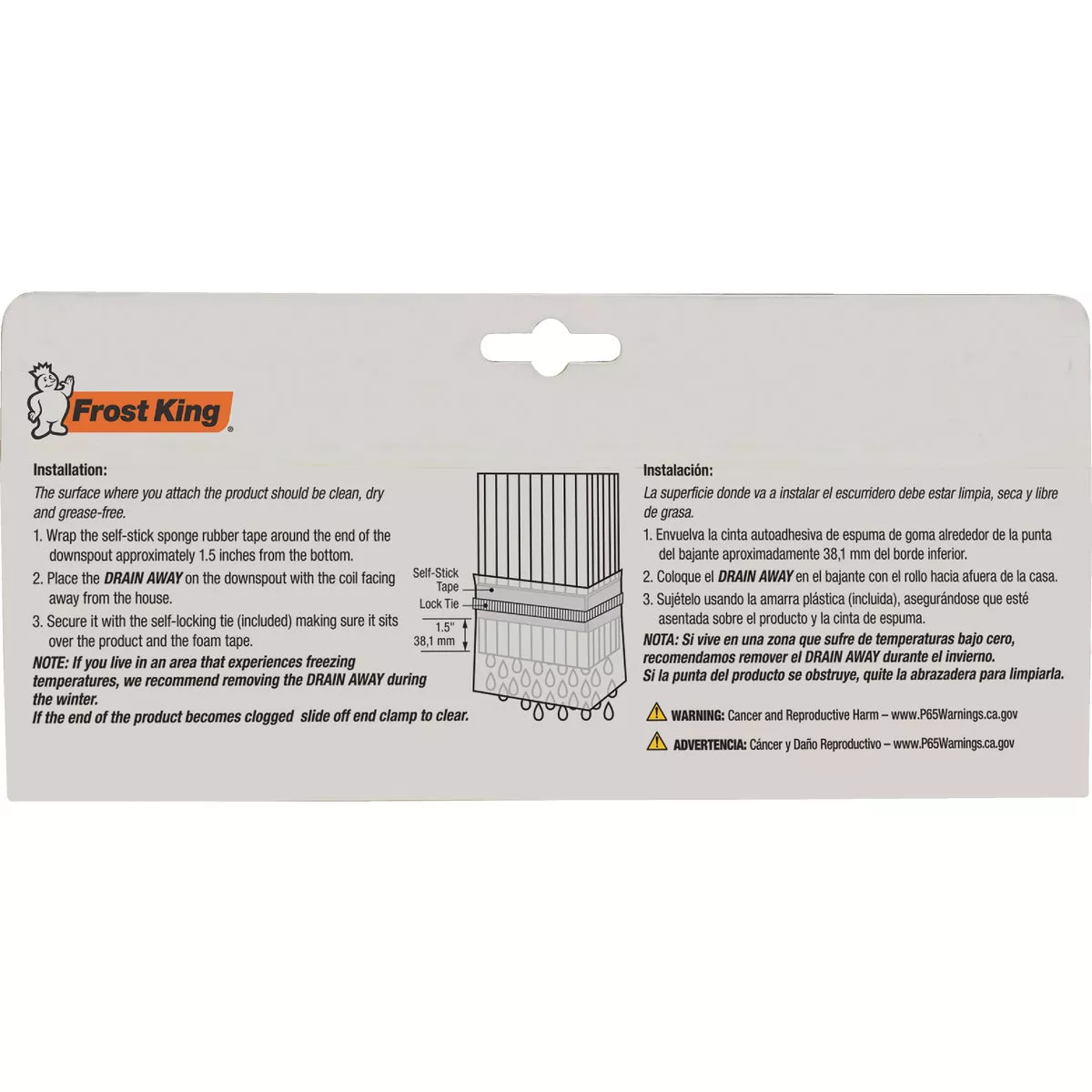 Frost King Automatic 46 In. White Downspout Extender - photo 4