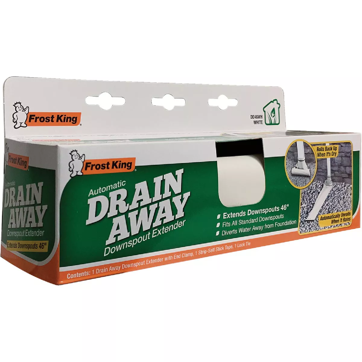 Frost King Automatic 46 In. White Downspout Extender - photo 5