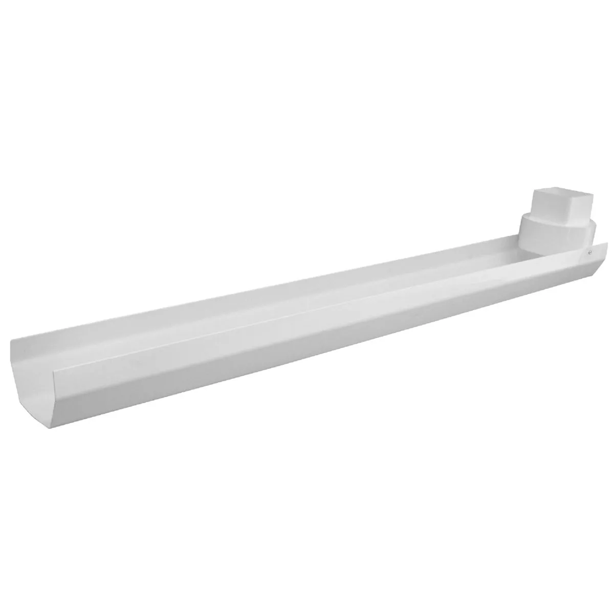 RainGo 2-1/2 In. White Vinyl Splash Block