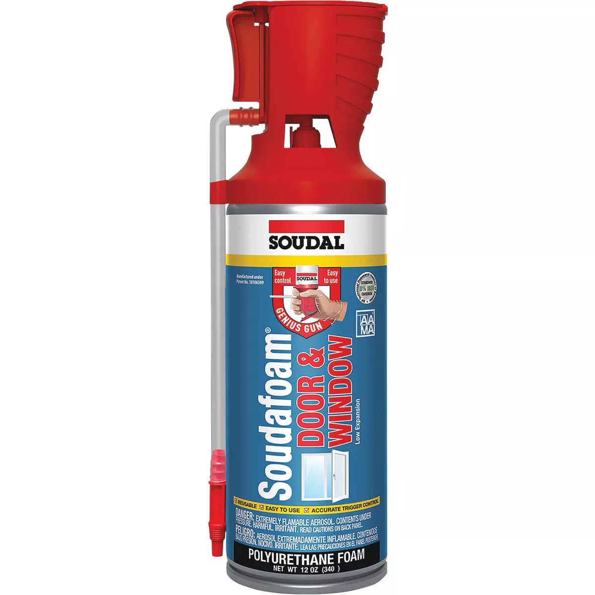Soudafoam 12 Oz. Minimal Expansion Door & Window Gun Foam Sealant