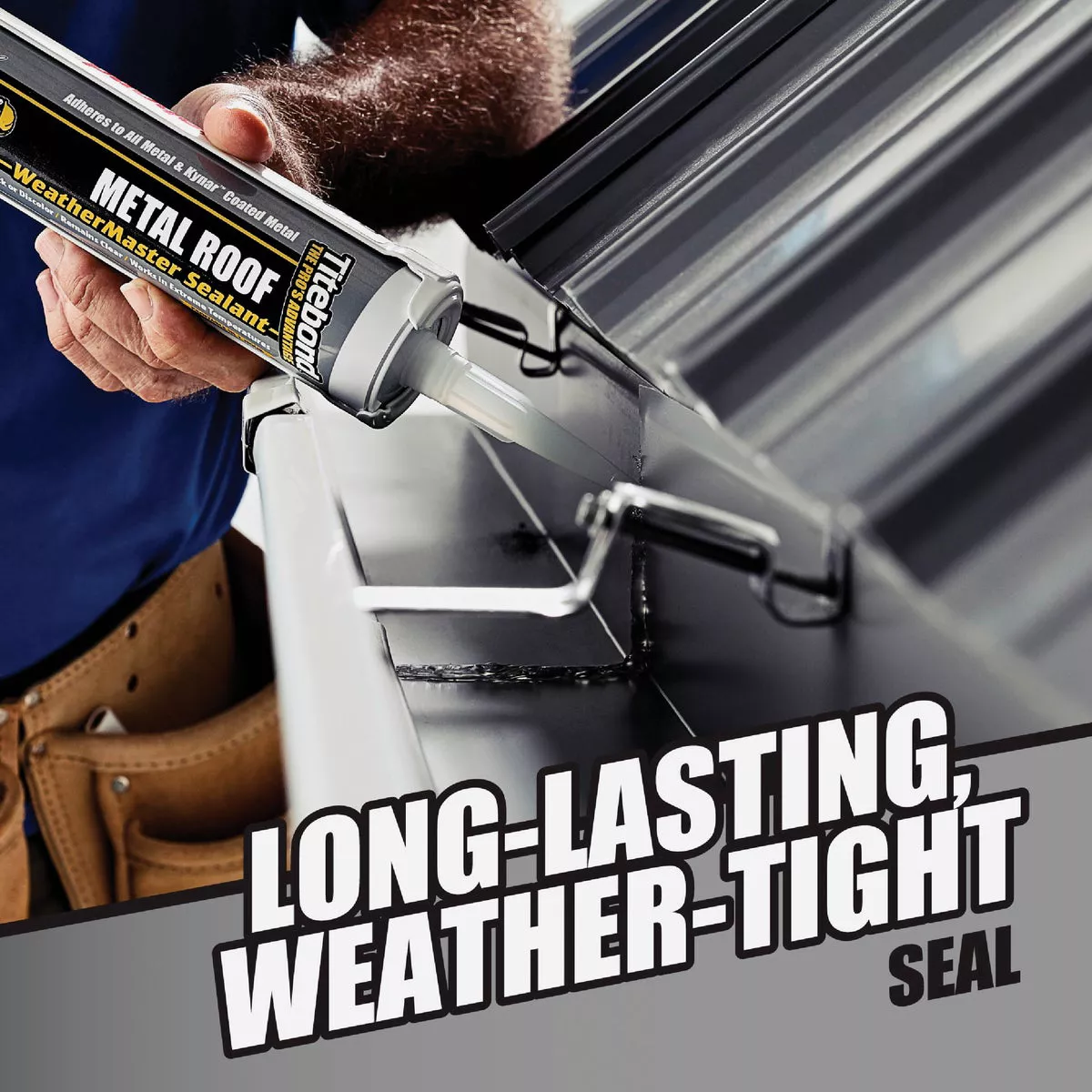 TiteBond Weathermaster 10 Oz. Black Metal Roof Sealant - photo 5