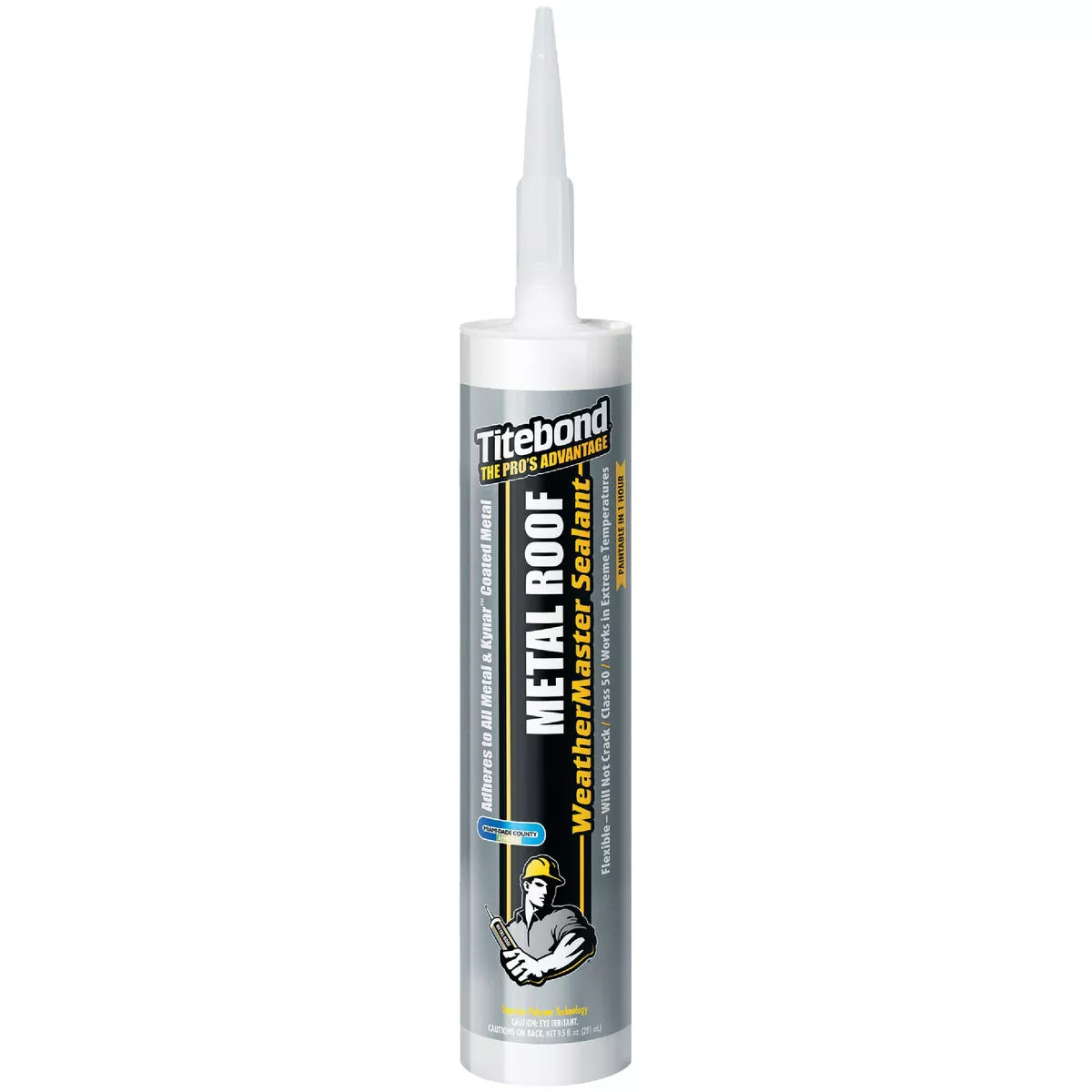 TiteBond Weathermaster 10 Oz. Black Metal Roof Sealant - photo 2