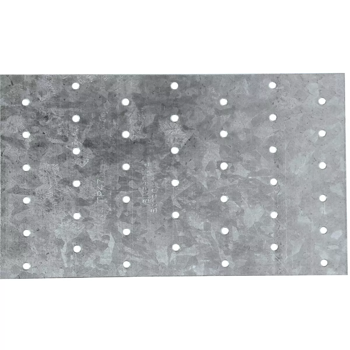 Simpson Strong-Tie 4-1/8 In. W x 7 In. L 20 ga Galvanized Steel Tie Plate