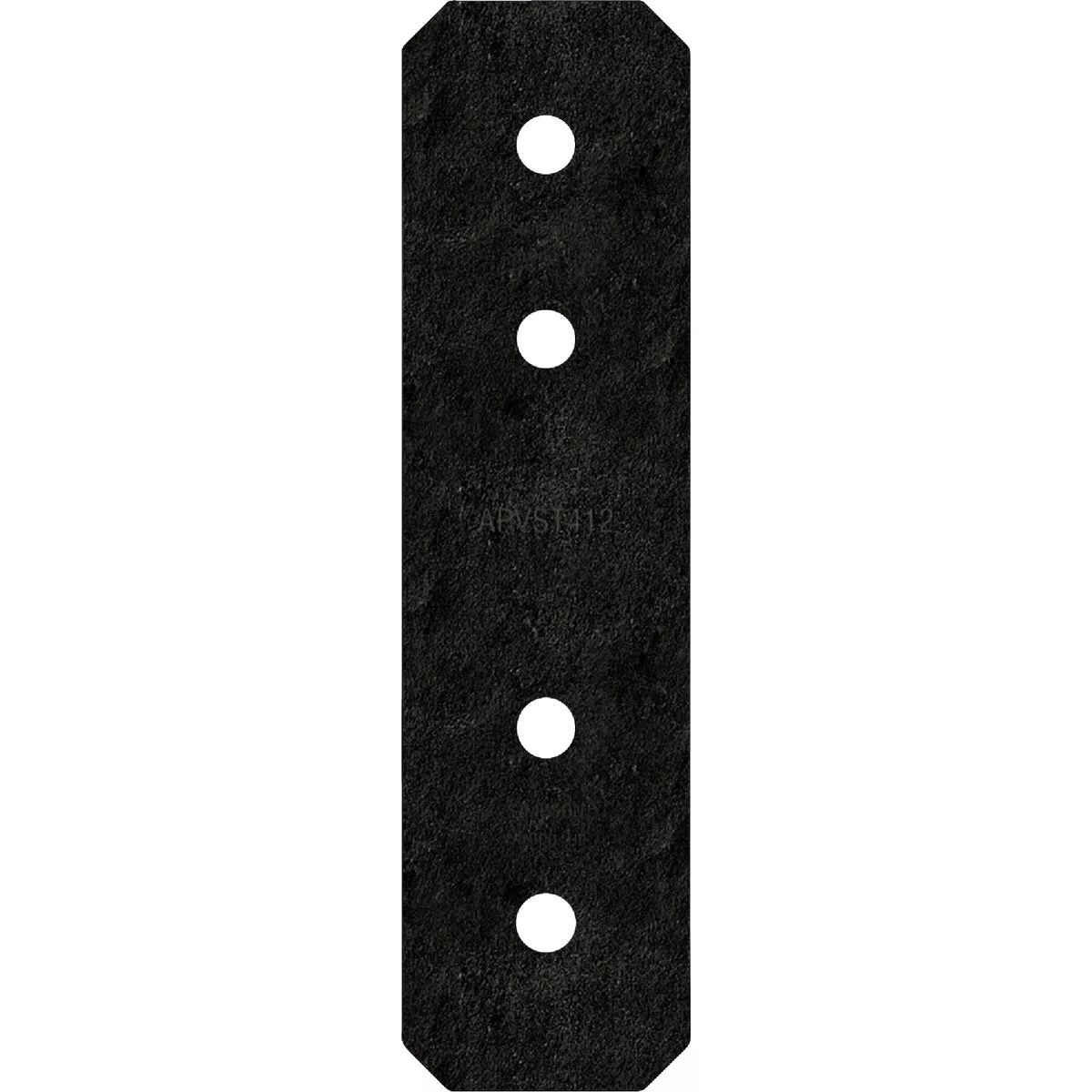 Simpson Strong-Tie Outdoor Accents Avant Collection 4x 3 In. x 11-1/4 In. ZMAX Black Powder-Coated Strap