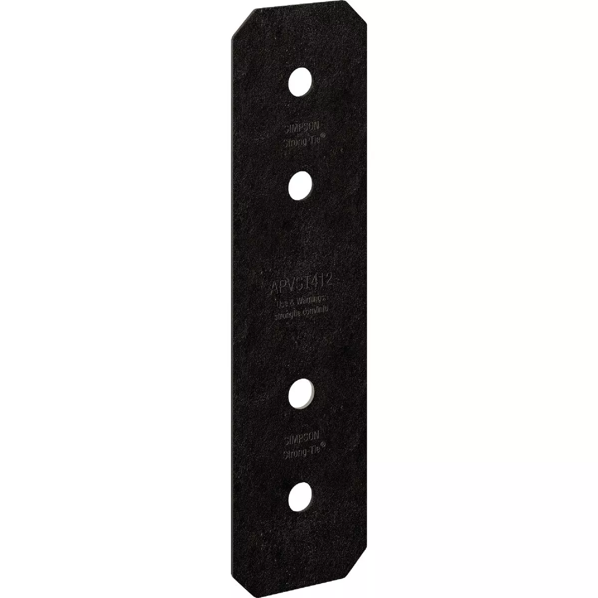 Simpson Strong-Tie Outdoor Accents Avant Collection 4x 3 In. x 11-1/4 In. ZMAX Black Powder-Coated Strap - photo 5