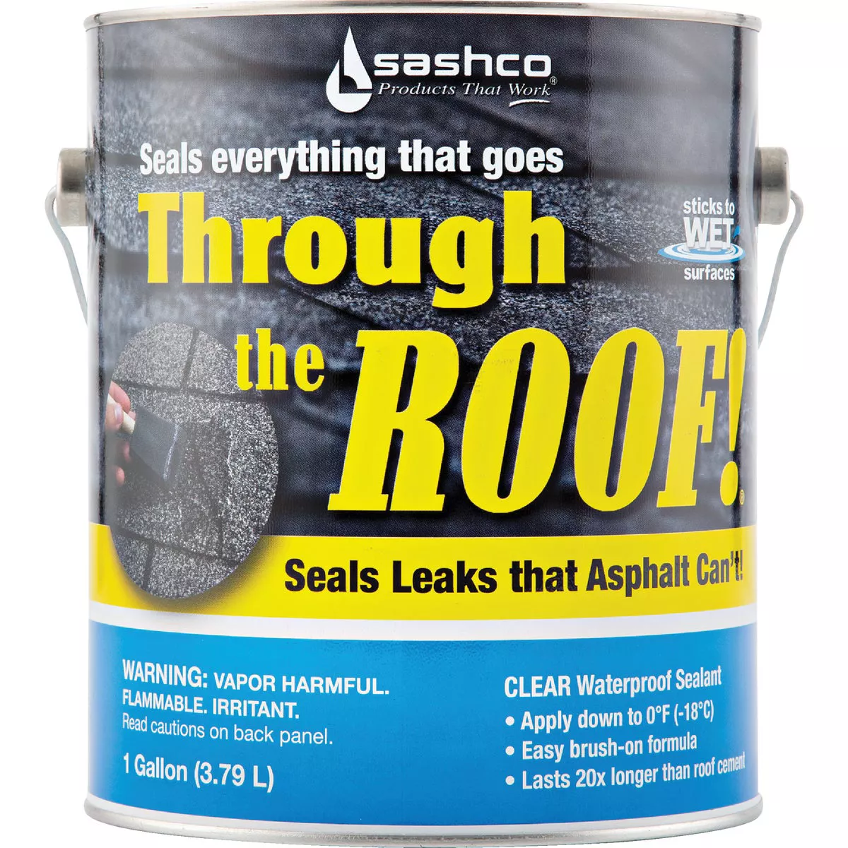 Through The Roof! 1 Gal. VOC Clear Cement & Patching Sealant