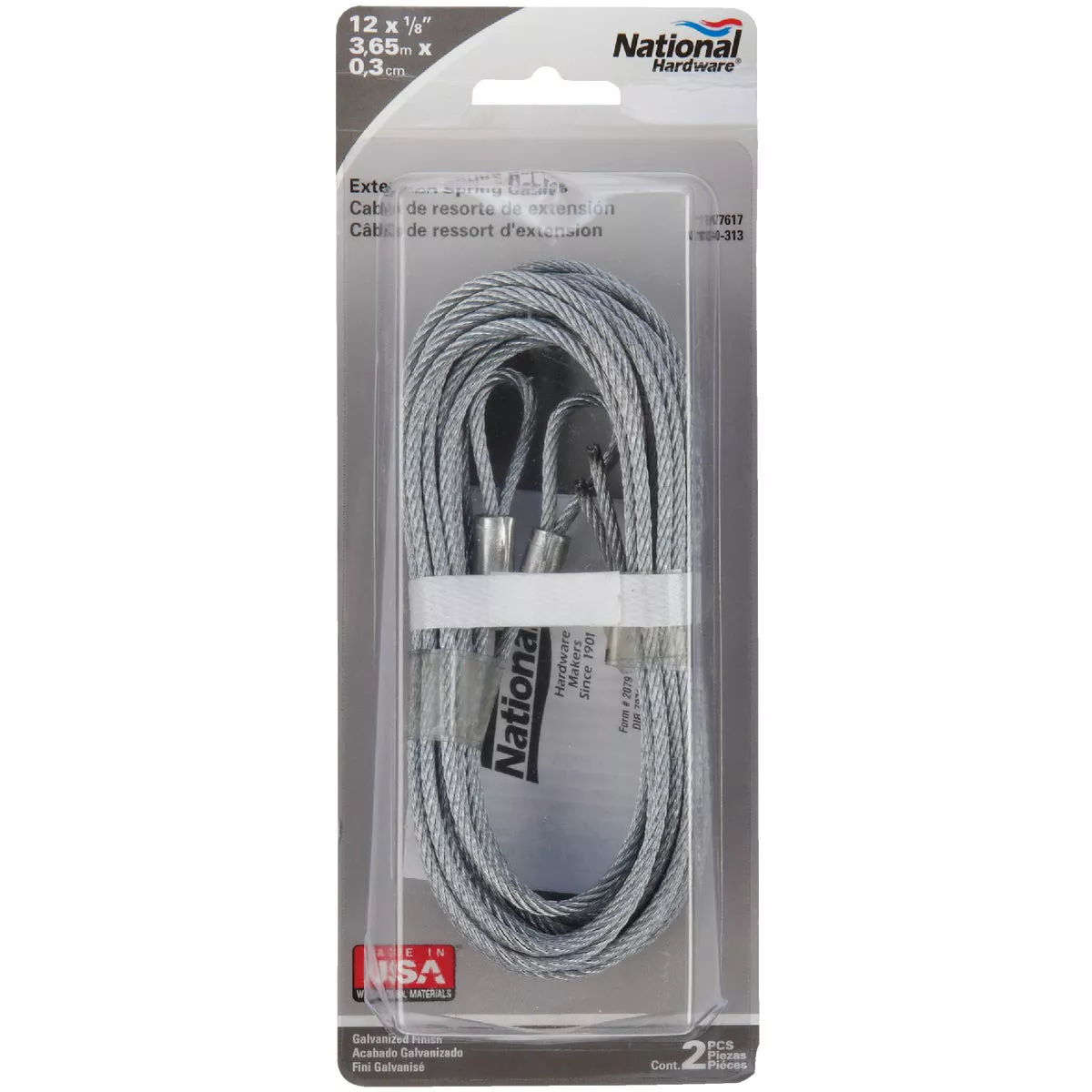 Prime-Line 1/8 In. Carbon Steel Extension Cable - photo 2