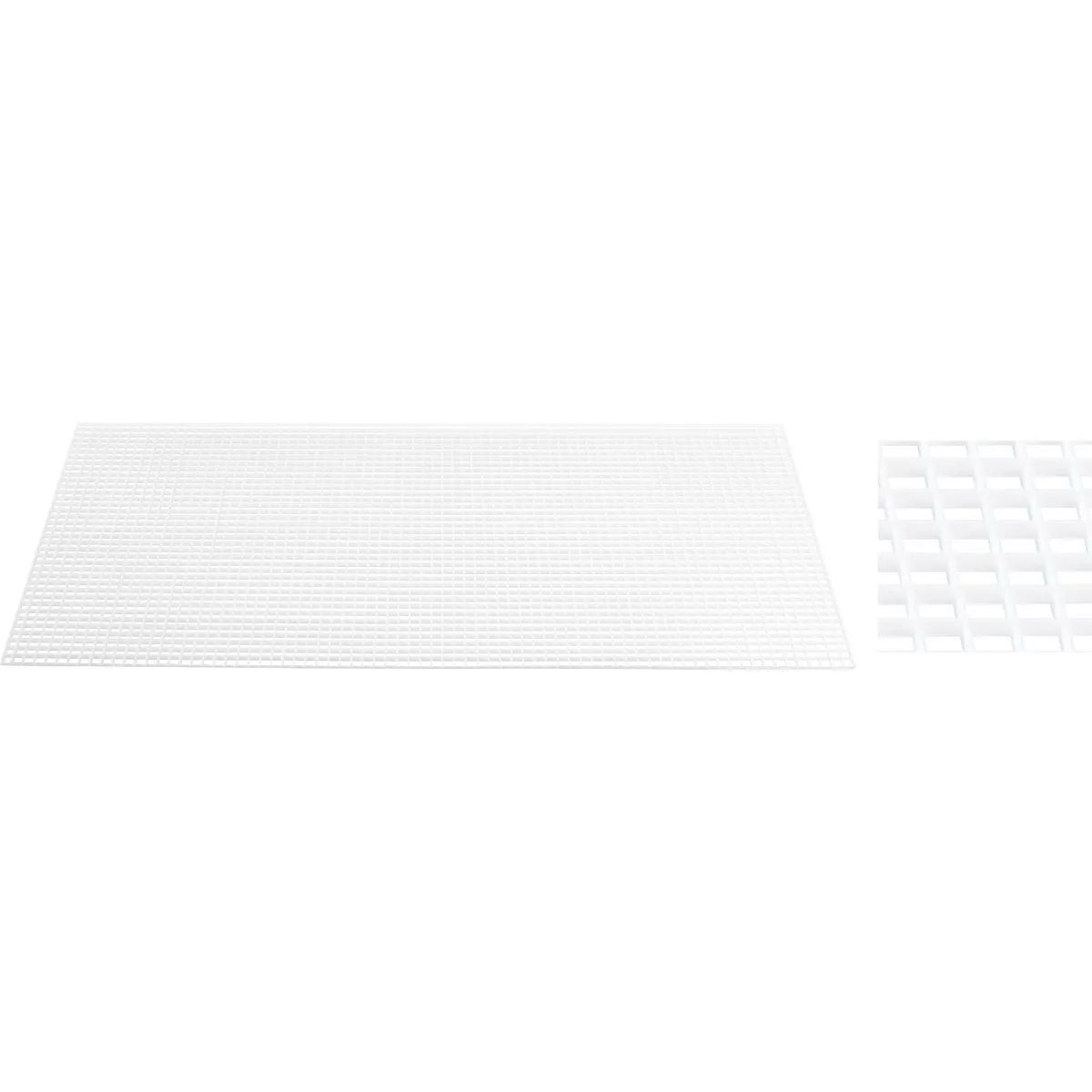 Plaskolite 2 Ft. x 4 Ft. x 3/8 In. Egg Crate White Styrene Light Panel