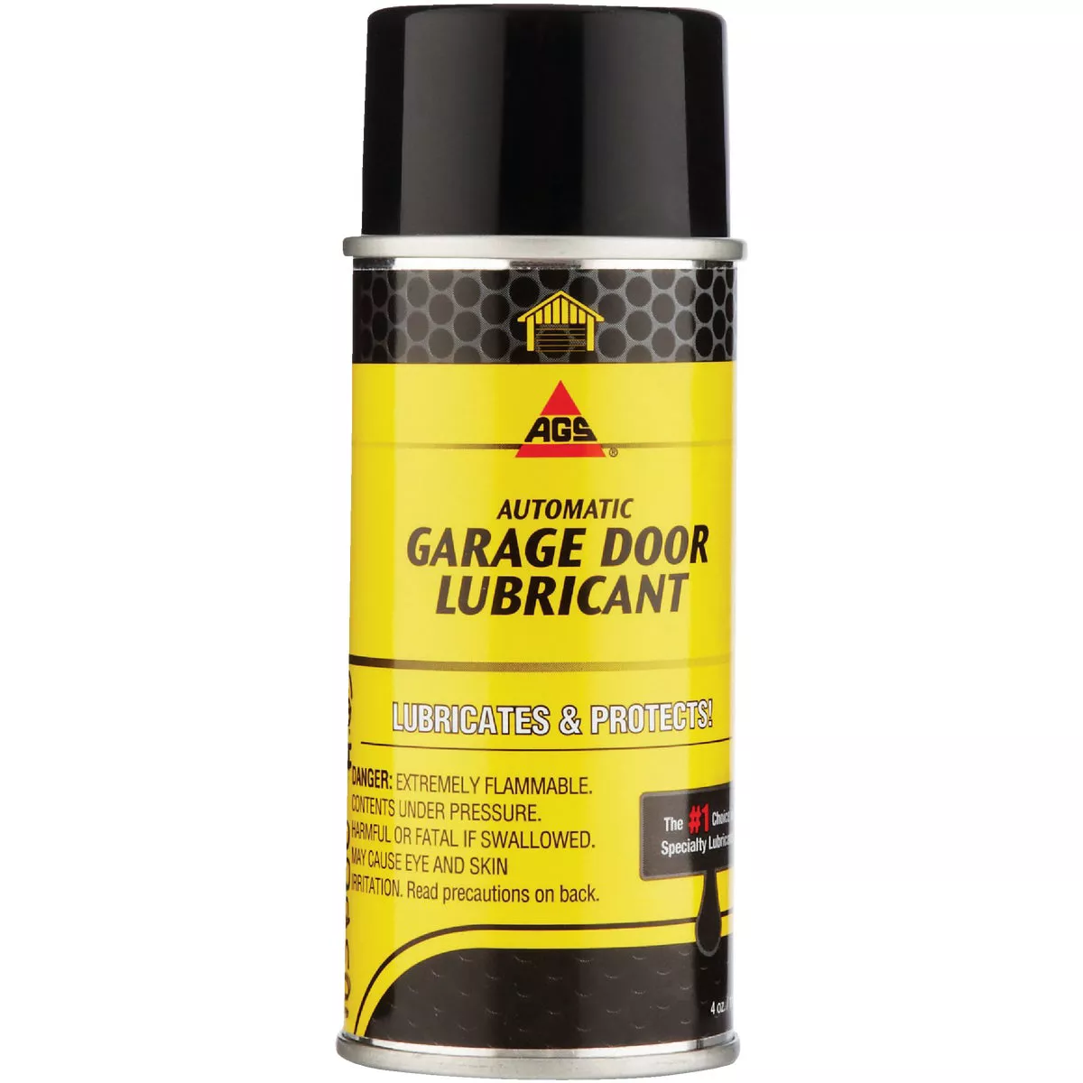 AGS 4 Oz. White Lithium Aerosol Spray Garage Door Opener Grease