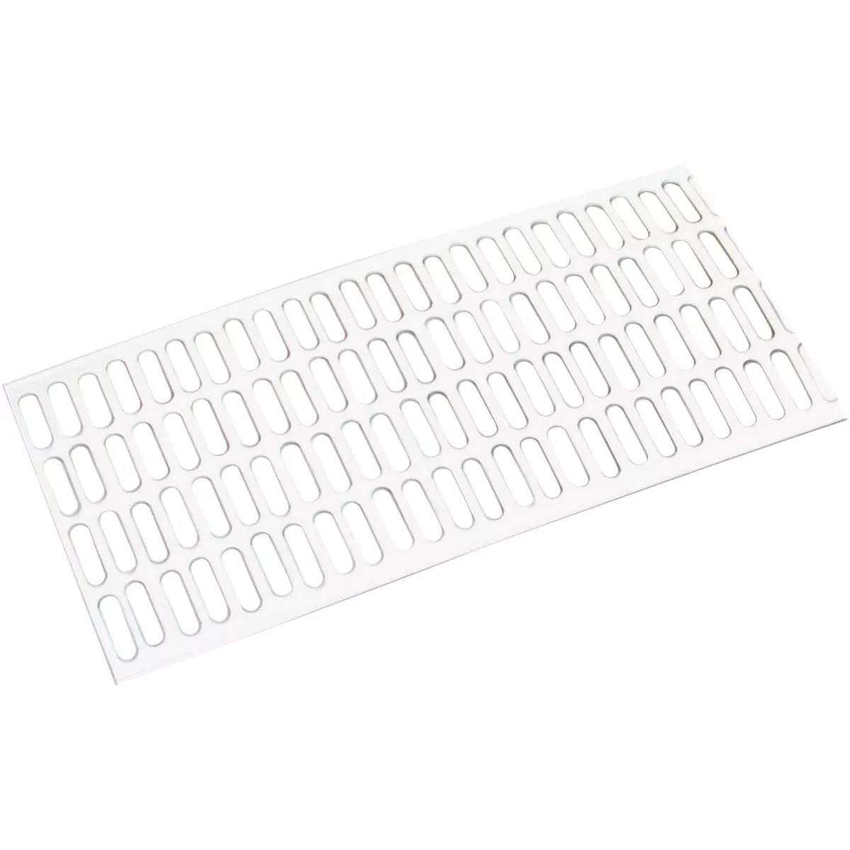 Amerimax 4-1/2 In. x 5 Ft. White Vinyl Leaf Guard for Contemporary Vinyl Gutter