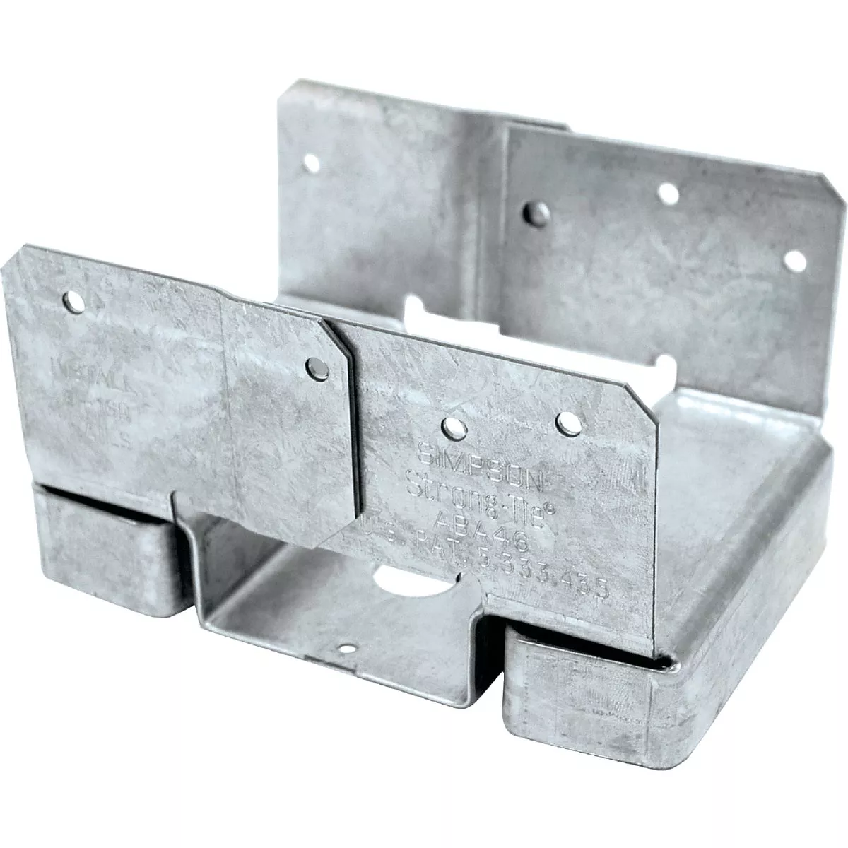 ABA ZMAX Galvanized Adjustable Standoff Post Base for 4x6