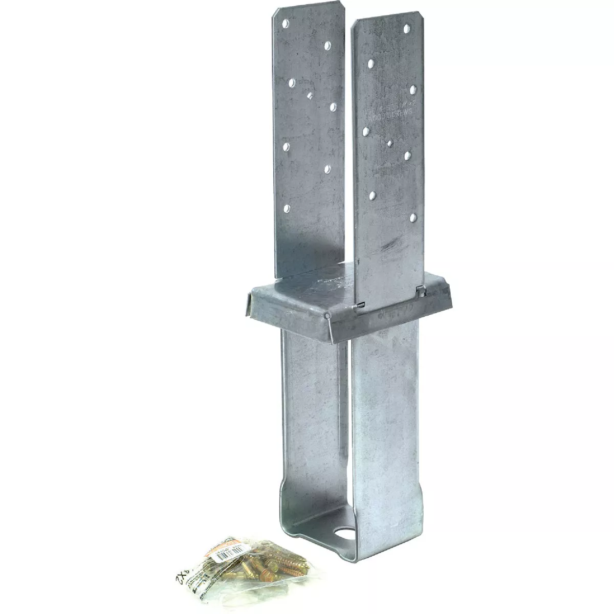 CBSQ Galvanized Standoff Column Base for 4x6 with SDS Screws