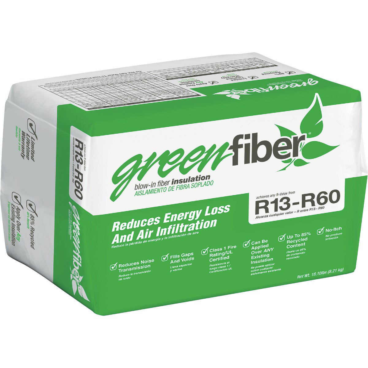 GreenFiber R 13 To R 60 19 Lb. Low Dust Cellulose Insulation Do