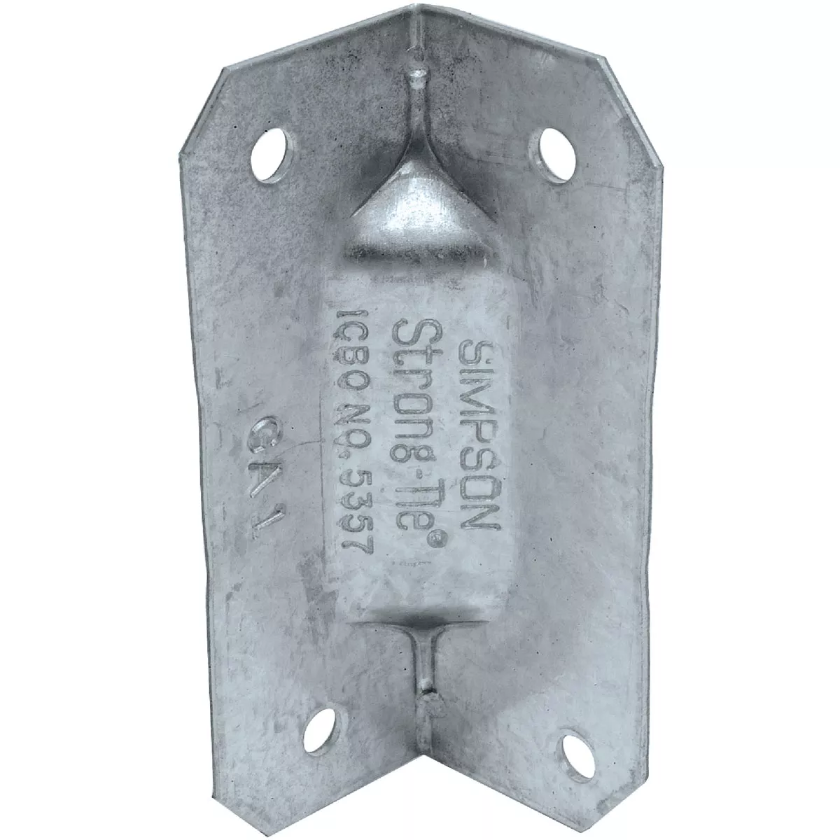 GA 2-3/4 in. 18-Gauge Galvanized Gusset Angle