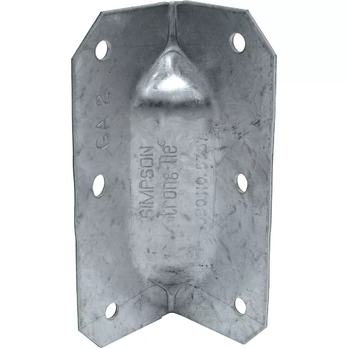 GA 3-1/4 in. 18-Gauge Galvanized Gusset Angle