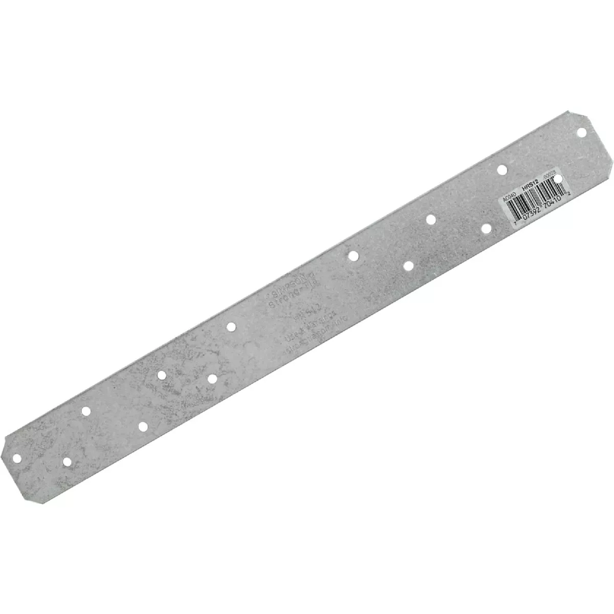 Simpson Strong-Tie 1-3/8 In. W x 12 In. L 12 ga Steel Strap Tie