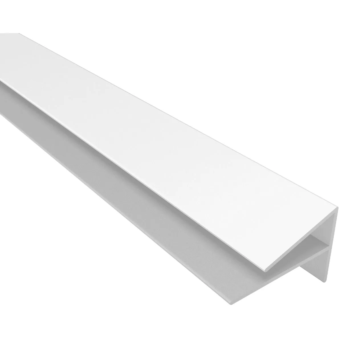 ACP Bath & Kitchen 1/8 In. x 8 Ft. White PVC Outside Corner Wall Paneling Molding