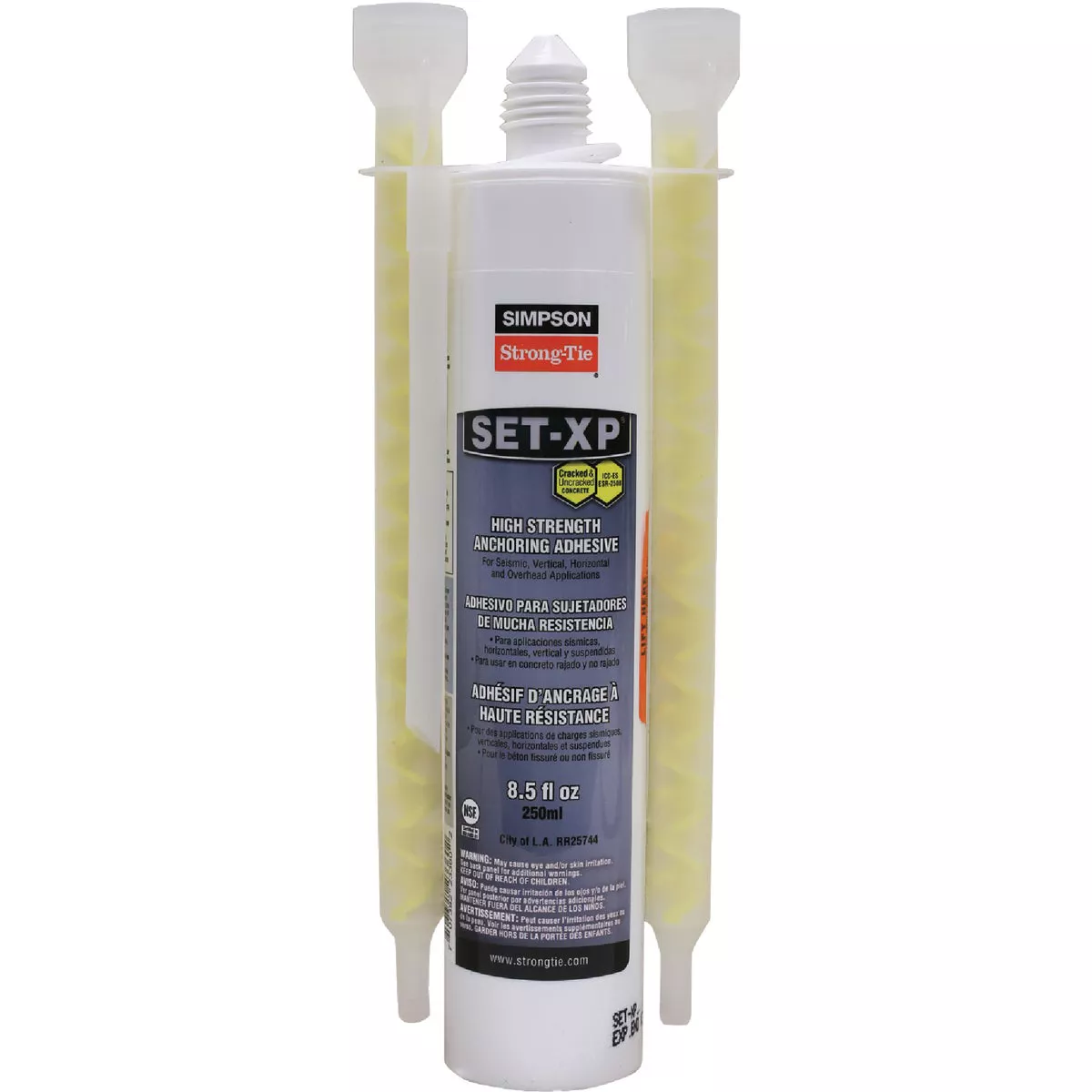 Simpson Strong Tie 8.5 Oz. High-Strength Epoxy Adhesive w/1 Nozzle and Extension