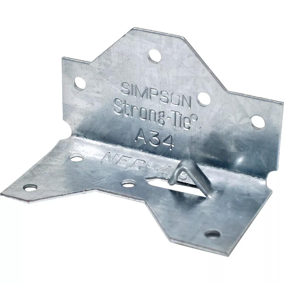 Simpson Strong-Tie ZMAX 1-7/16 In. x 2-1/2 In. 18 ga Galvanized Steel Framing Angle