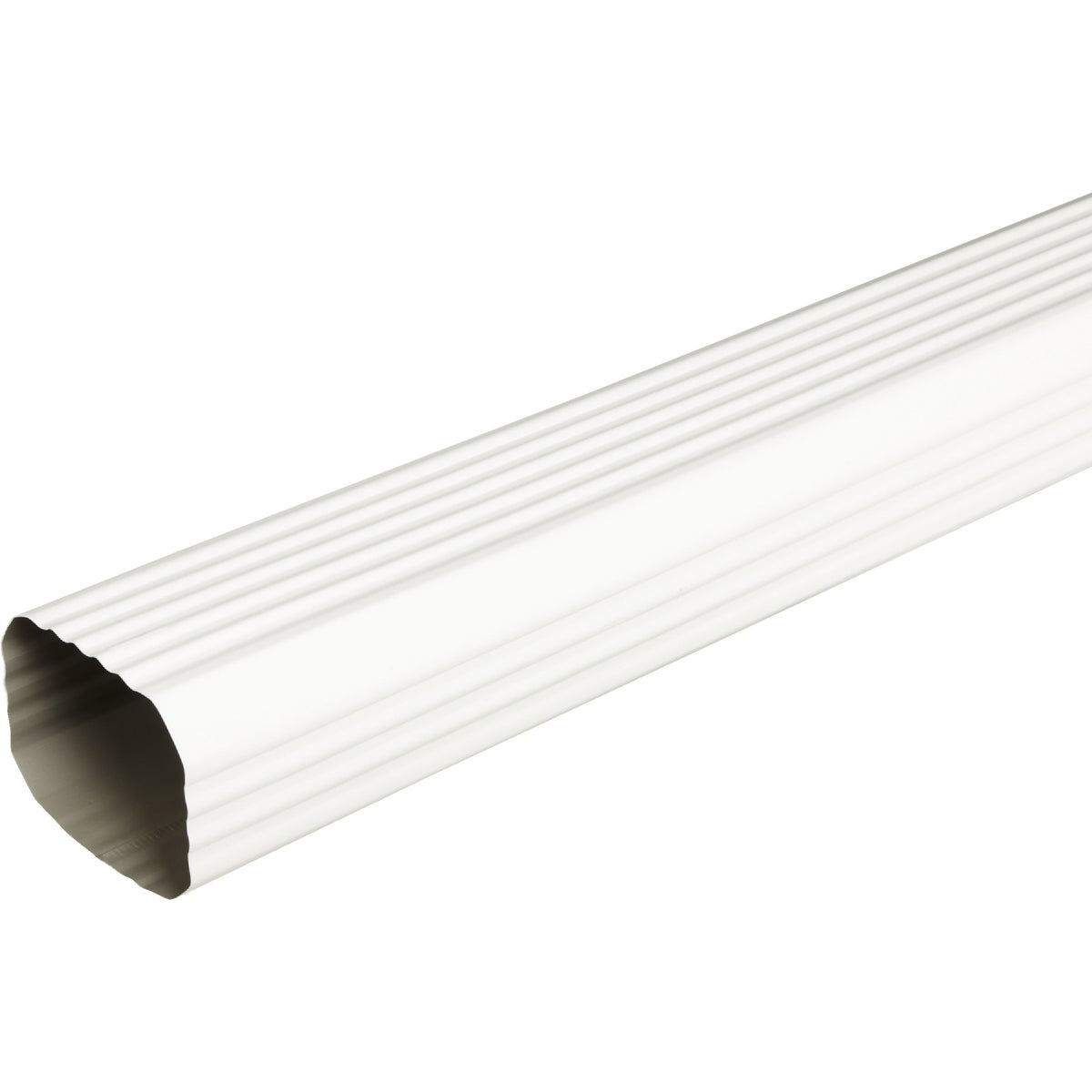 Spectra Metals 2 In. x 3 In. White Aluminum Downspout Do it Best
