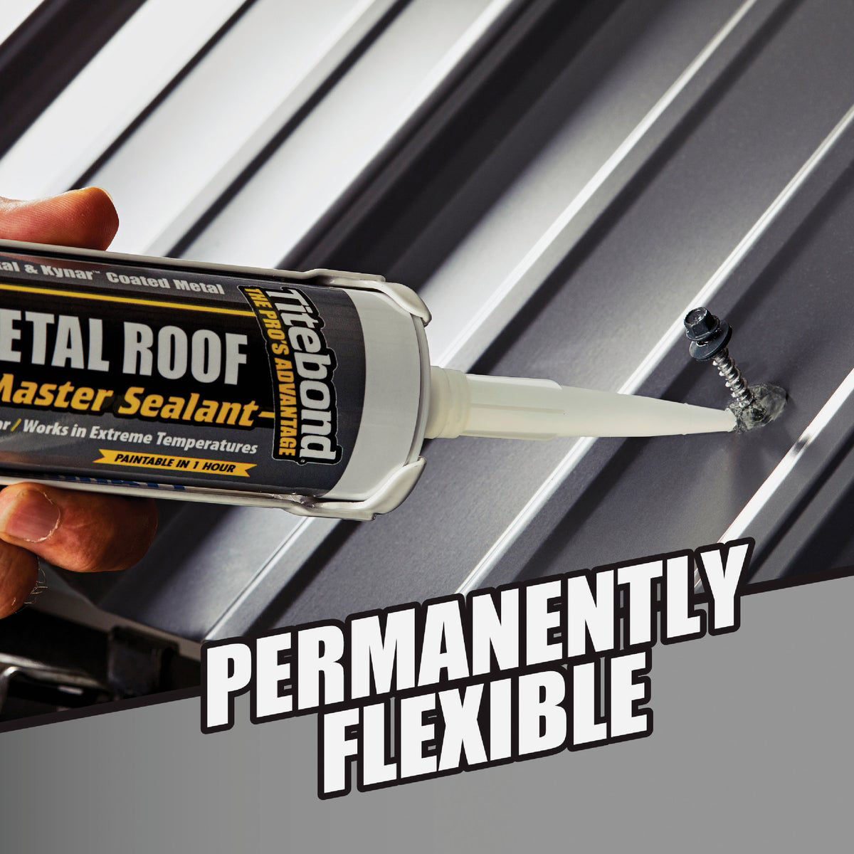 TiteBond Weathermaster 10 Oz. Transparent Metal Roof Sealant | Do it Best