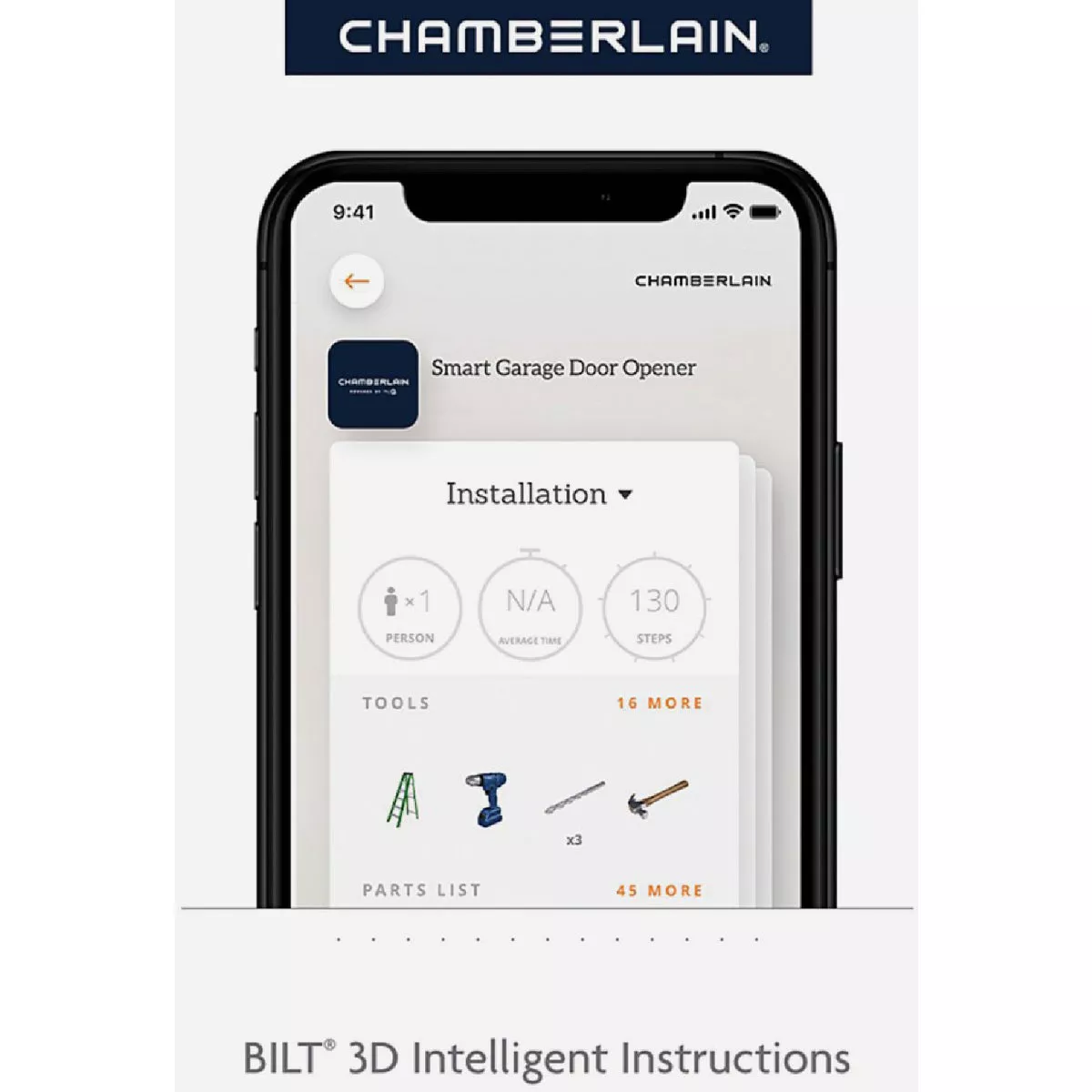 Chamberlain B2212T 1/2 HP myQ Smart Belt Drive Garage Door Opener with WiFi and Battery Backup - photo 8