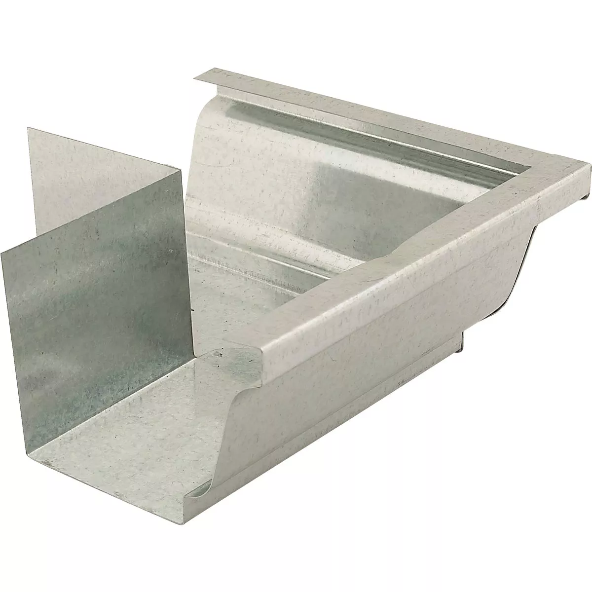 NorWesco 4 In. Galvanized Gutter Outside Corner