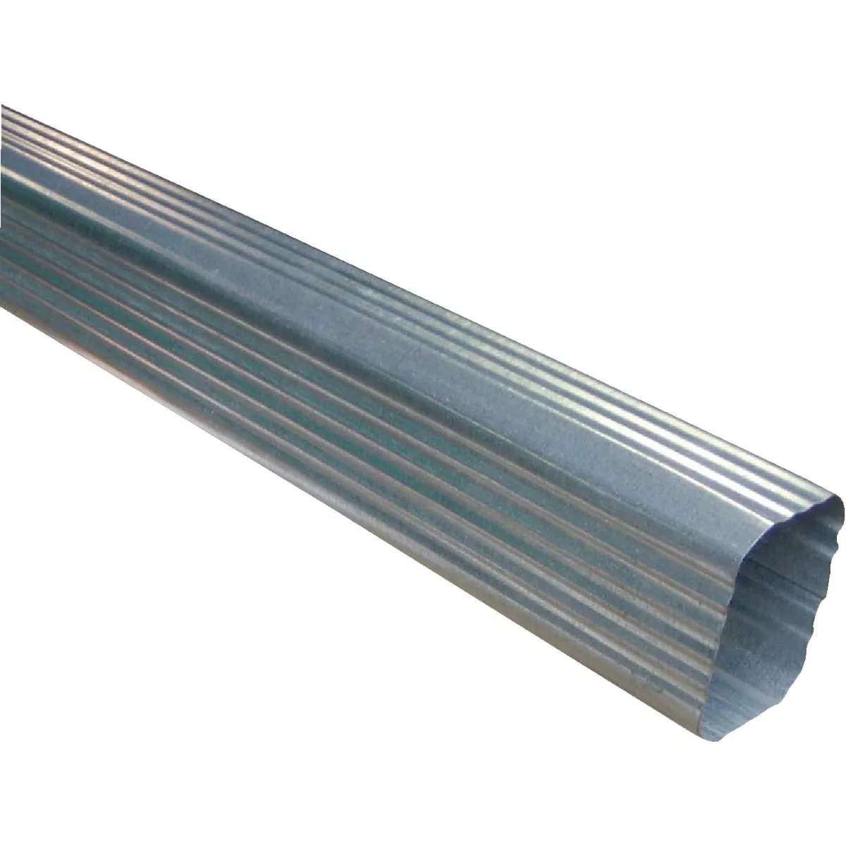 NorWesco 2-3/8 In. x 3-1/4 In. Galvanized Downspout