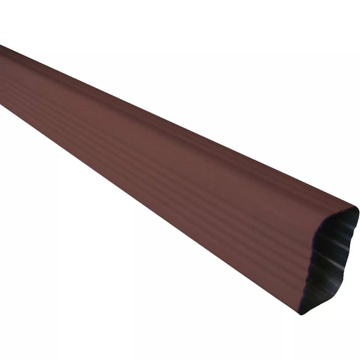 NorWesco 2-3/8 In. x 3-1/4 In. Brown Galvanized Downspout