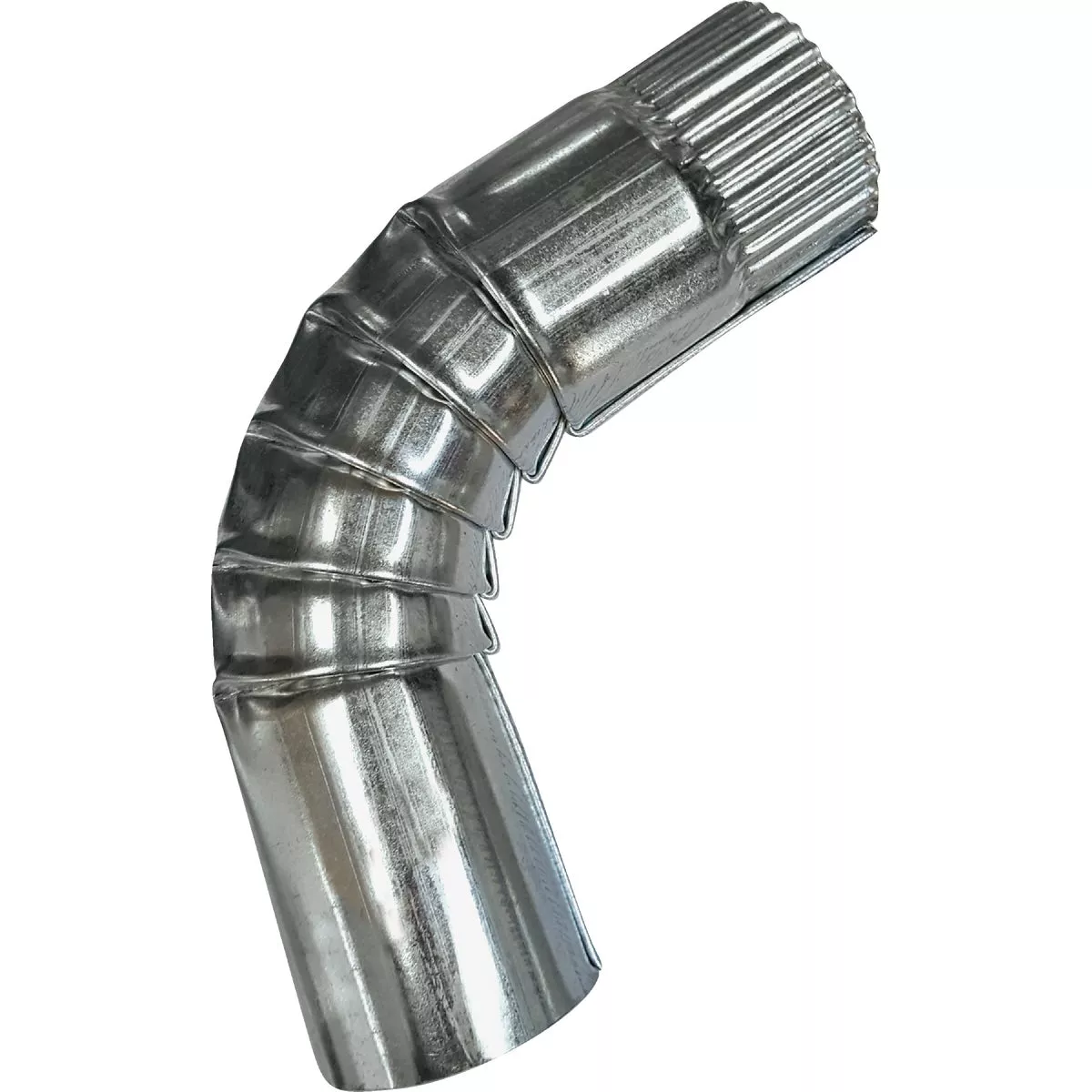 NorWesco 2 In. Front or Side Galvanized Downspout Elbow
