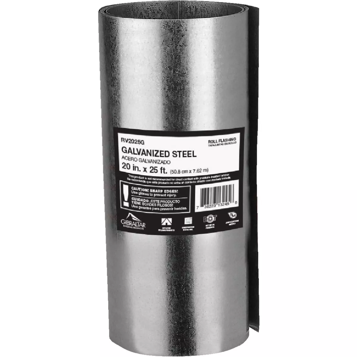 NorWesco 20 In. x 25 Ft. Mill Galvanized Roll Valley Flashing