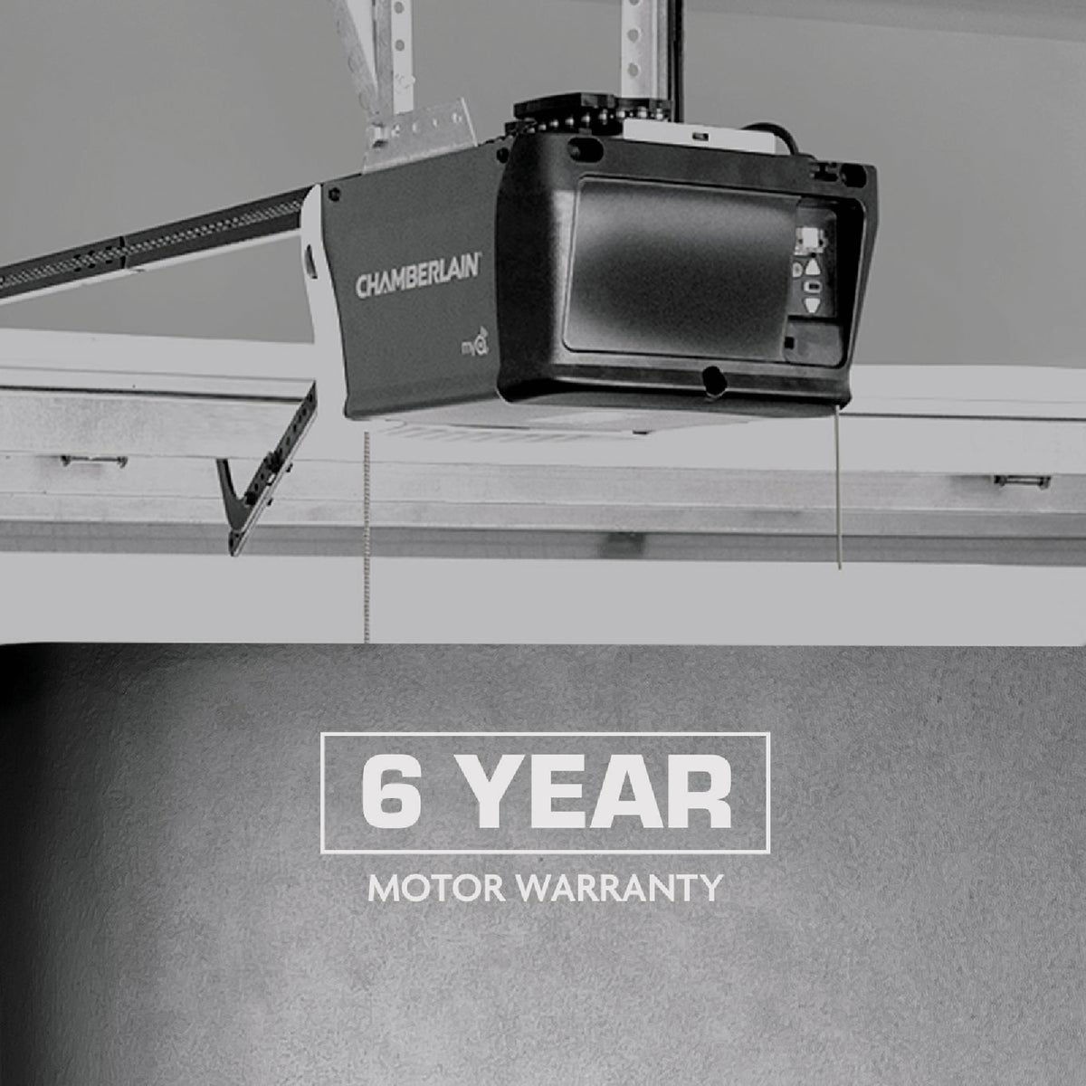 Chamberlain C2212T 1/2 HP Battery Backup Smart Chain Drive Garage Door ...