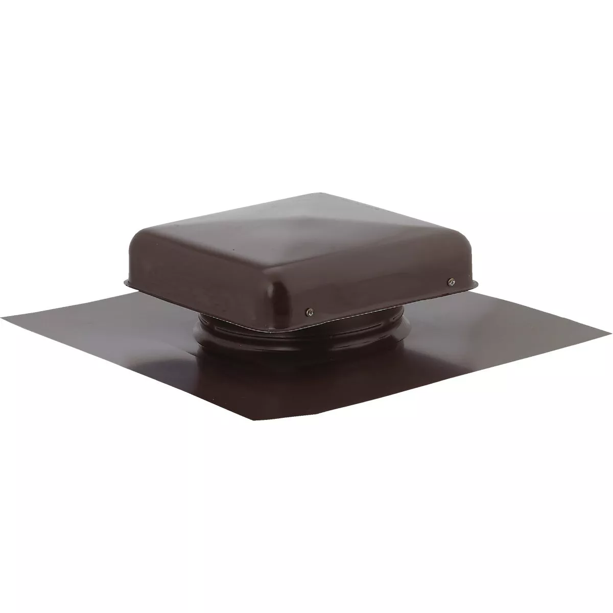 NorWesco 7-3/4" Galvanized Steel Brown Static Roof Mount Attic Vent